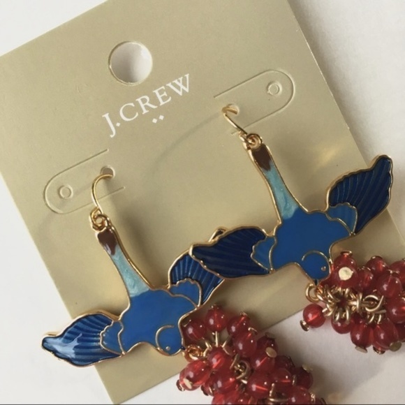 Jcrew bird and berry statement earrings - Picture 5 of 5